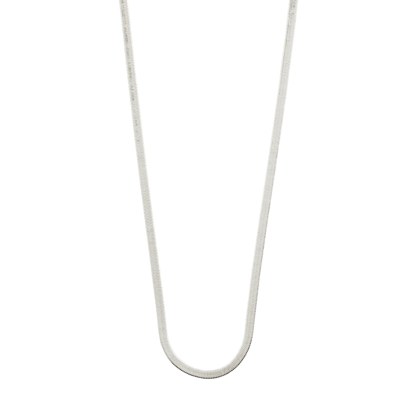 Joanna Snake Chain Necklace, Silver