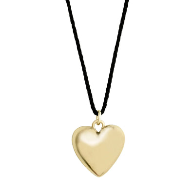 Reflect Heart Necklace, Gold